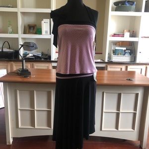 Tube top and matching skirt